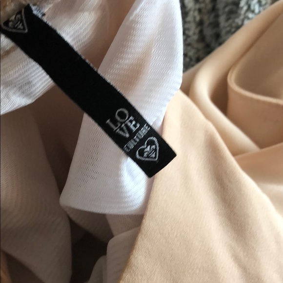 Pale Pink Wide Leg Pants - Picture 5 of 7